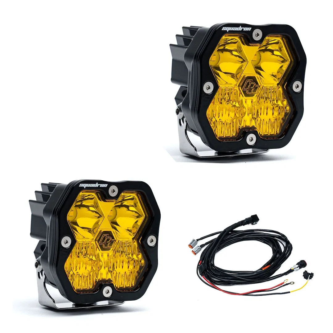 55-7813-2 – BAJA DESIGN Driving/ Fog Light, LED Bulb Square 30 Watt Bulbs Amp Draw 2.2 AMP At 13.8 Volt 12 To 32 Volt...